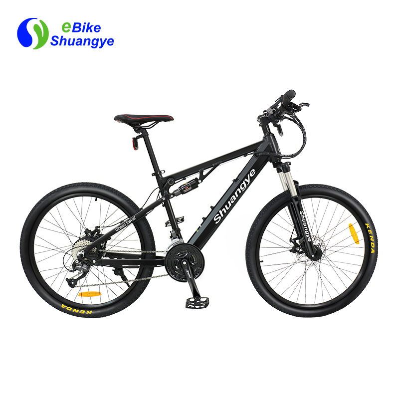 newest full suspension electric mountain bike A6AH26-S