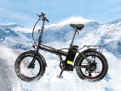 20 inch electric folding fat bike