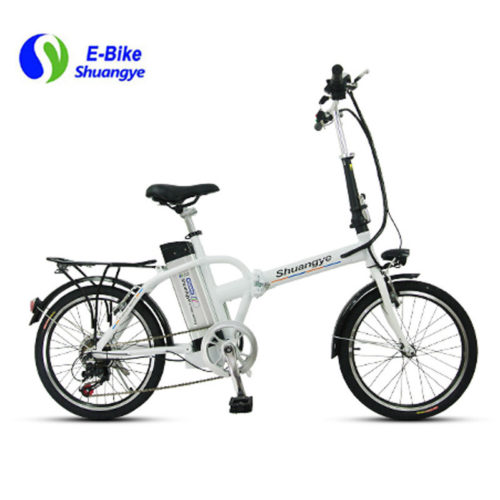 36V silver motor city electric folding bike A3AM20