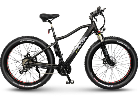 Share you an electric fat tire bike with bent frame