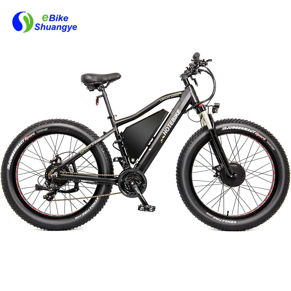 48V fat tire mountain ebikes for sale double motor A7AT26
