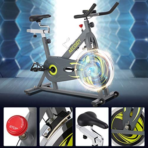 AECOJOY Cycling Exercise Bike Stationary 330 Lbs Weight Capacity, Indoor Cycling Bike Silent Drive LCD Display with Comfortable Seat Cushion Reviews - Blog - 6