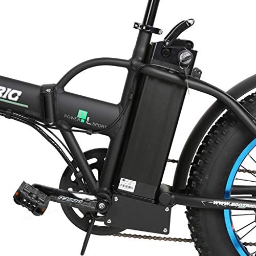 ECOTRIC Fat Tire Folding Electric Mountain Bike 36V 12Ah Removable Lithium Battery Beach Snow Bicycle 20″ Ebike 500W Electric Moped Electric Bicycles - Blog - 13