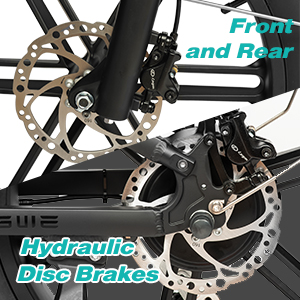 Front & Rear Hydraulic Disc Brakes
