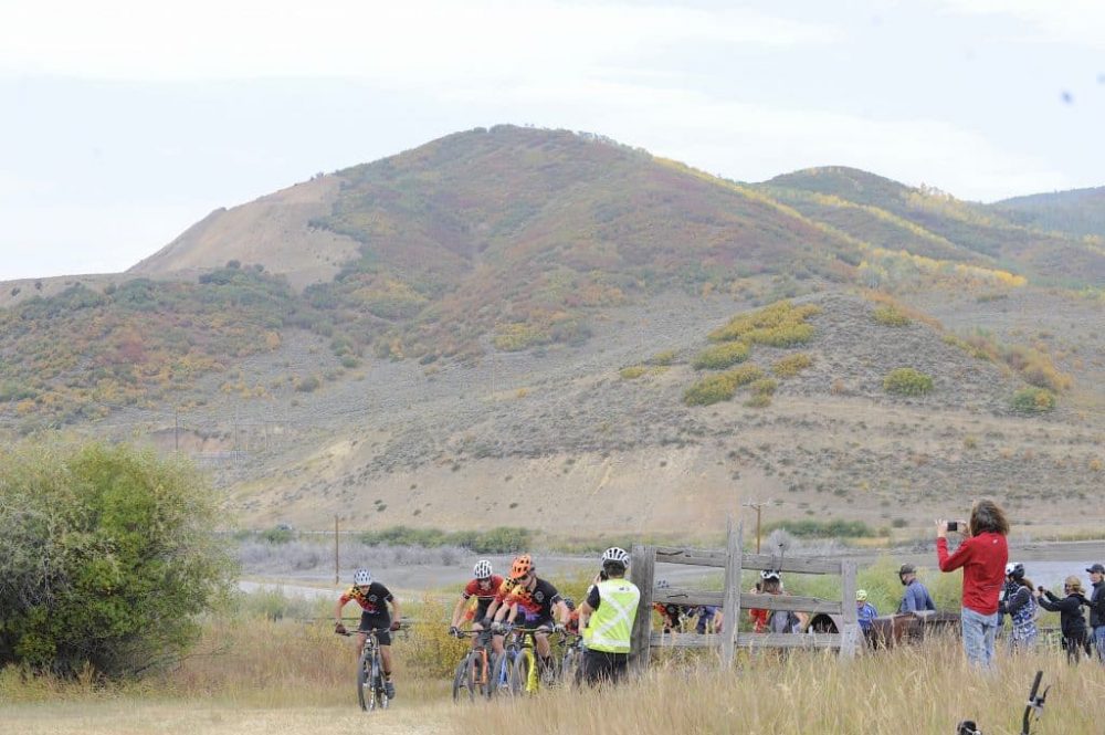 Youth mountain bike race in Stagecoach