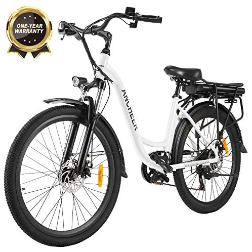 ancheer electric bike 26″ Electric City Bike Removable 12.5Ah Lithium-ion Battery