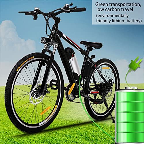 Angotrade 26 inch Electric Bike Mountain E-Bike 21 Speed 36V 8A Lithium Battery Electric Bicycle for Adult - Blog - 3