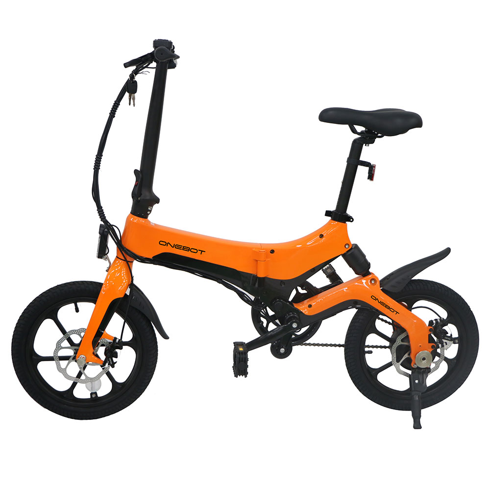 ONEBOT S6 Folding Electric Bike 250W Motor Max 25km/h Orange