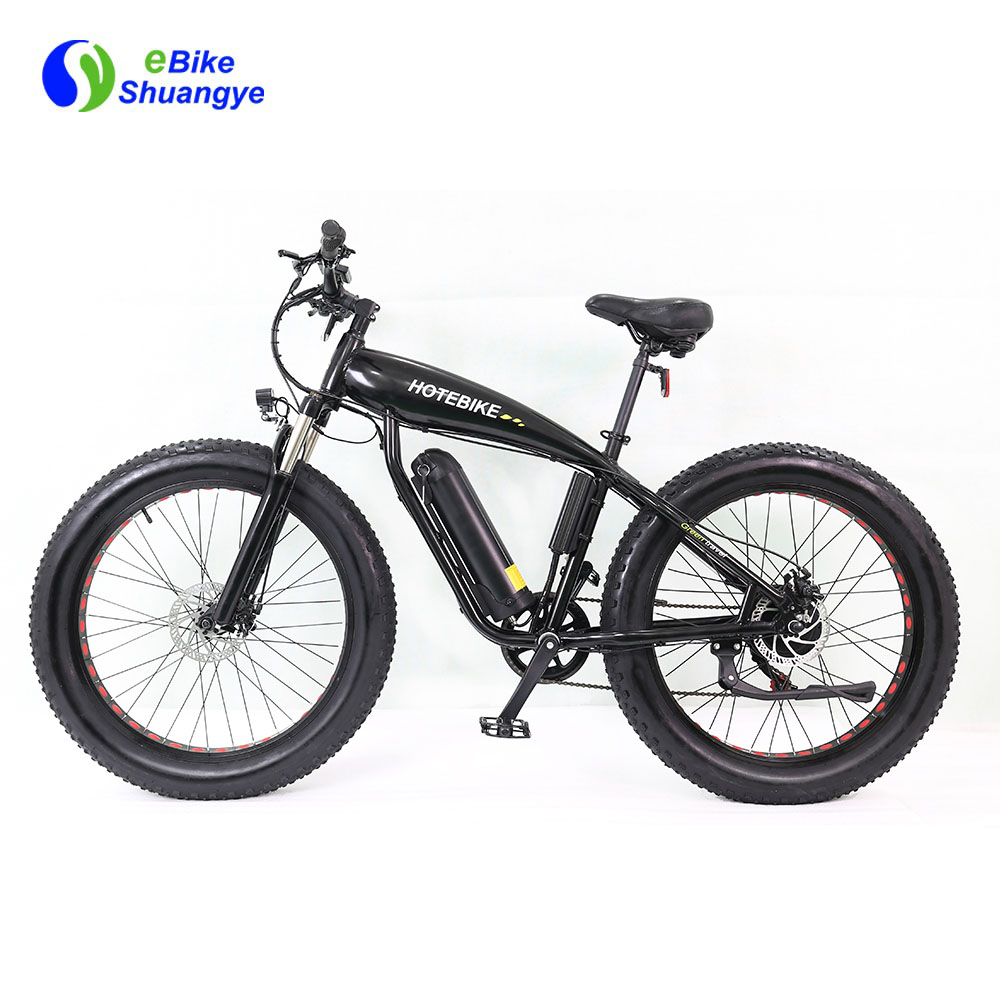 electric motorcycle dirt bike 26″*4.0 fat tire 48V 500W D1
