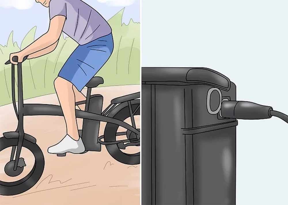 How to charge an electric bike