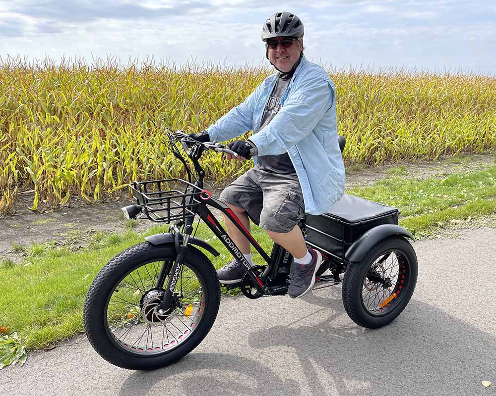 Kører 3-hjulet elektrisk trehjulet cykel god til at holde sig i form