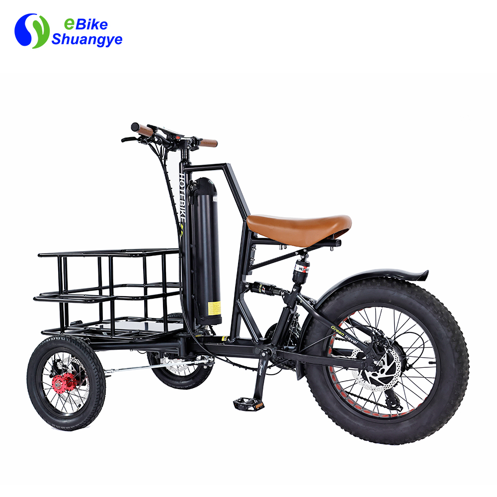 Long Range Battery Powerful Cargo Electric Tricycle