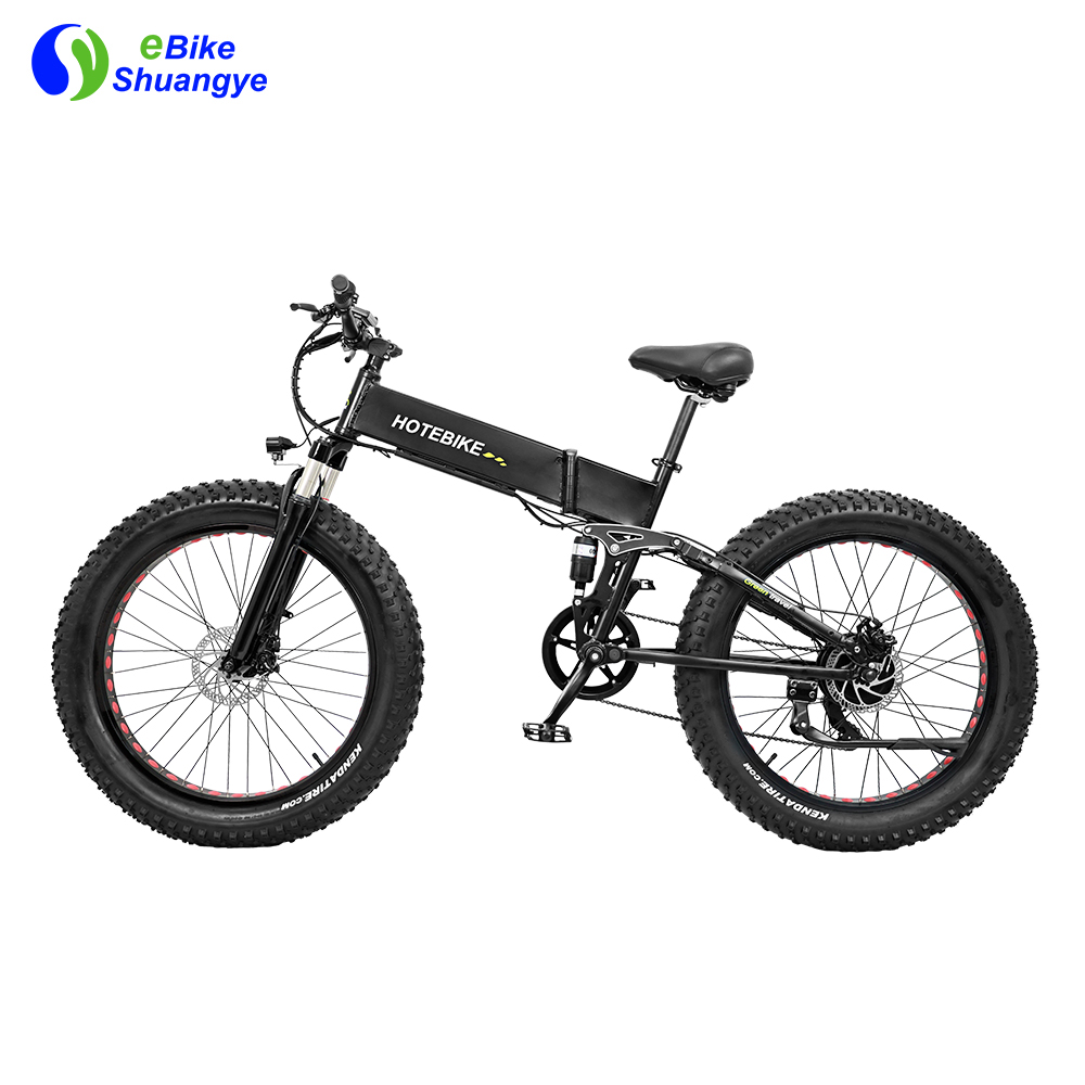 26-Inch Foldable Fat Tire E-bike for Adventure