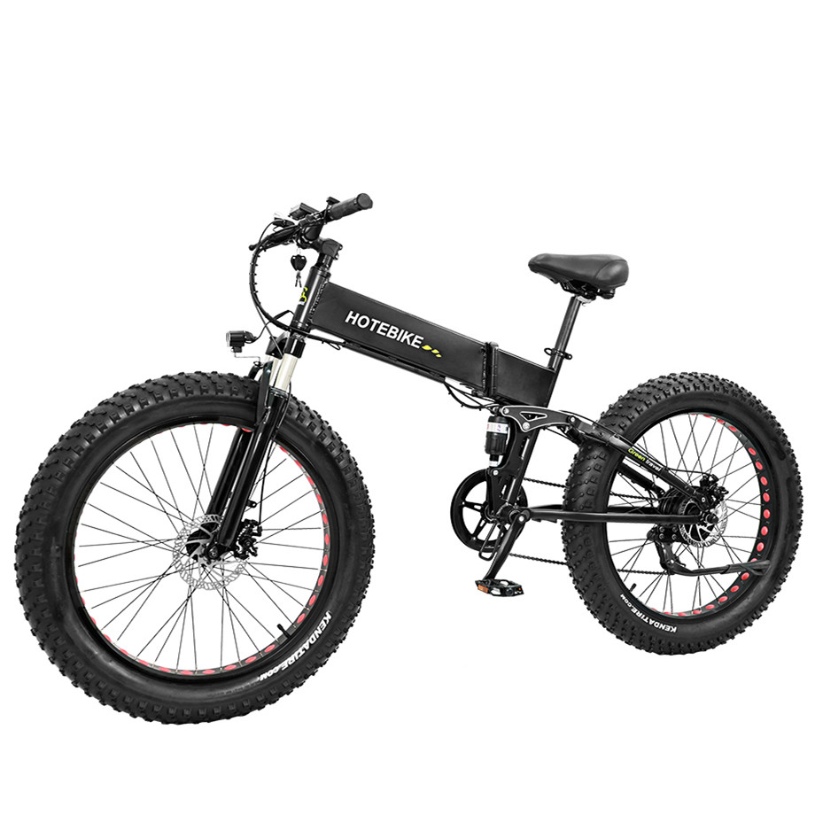 26 inch electric folding bicycle Fat bike48v 500w 750w ebike