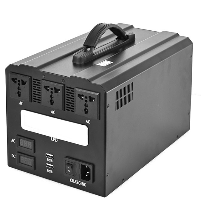 Portable power power station high capacity 1000W solar outdoor camping Uninterruptible Power Supply