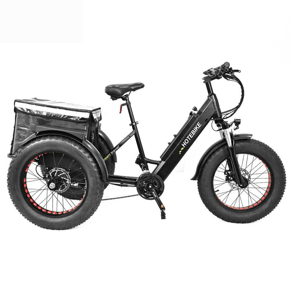 20 Inch Electric Tricycles Fat Tire Cargo Bike