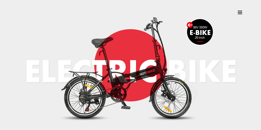 Folding Electric City Bike 350W Ebike with 36V 10AH Battery A1 - Electric City Bike - 1