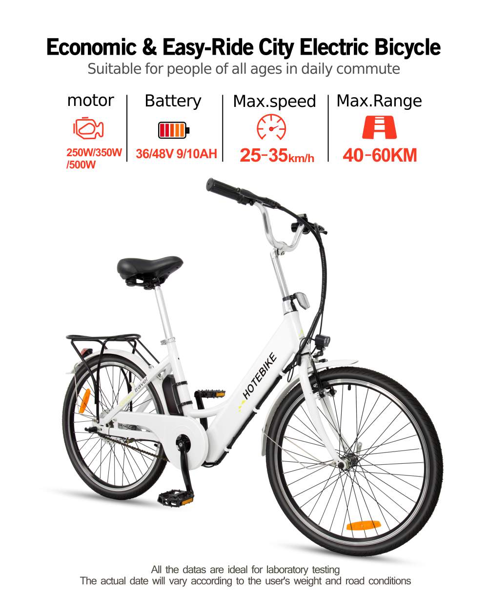 36V350W13AH electric city bike ebike electric bike-A5AH24 - Electric City Bike - 6