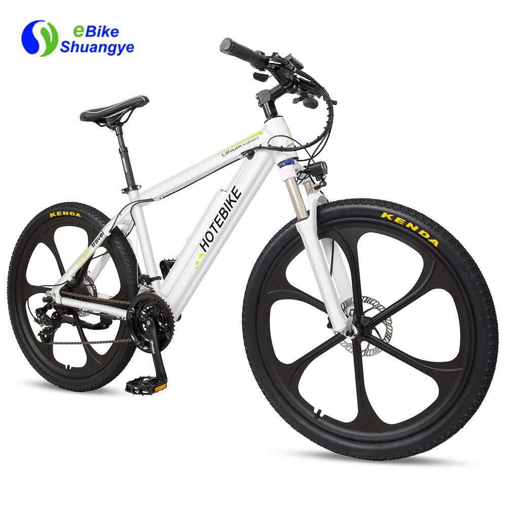 500W electric mountain bikes 6-spoke integrated wheel A6AH26M