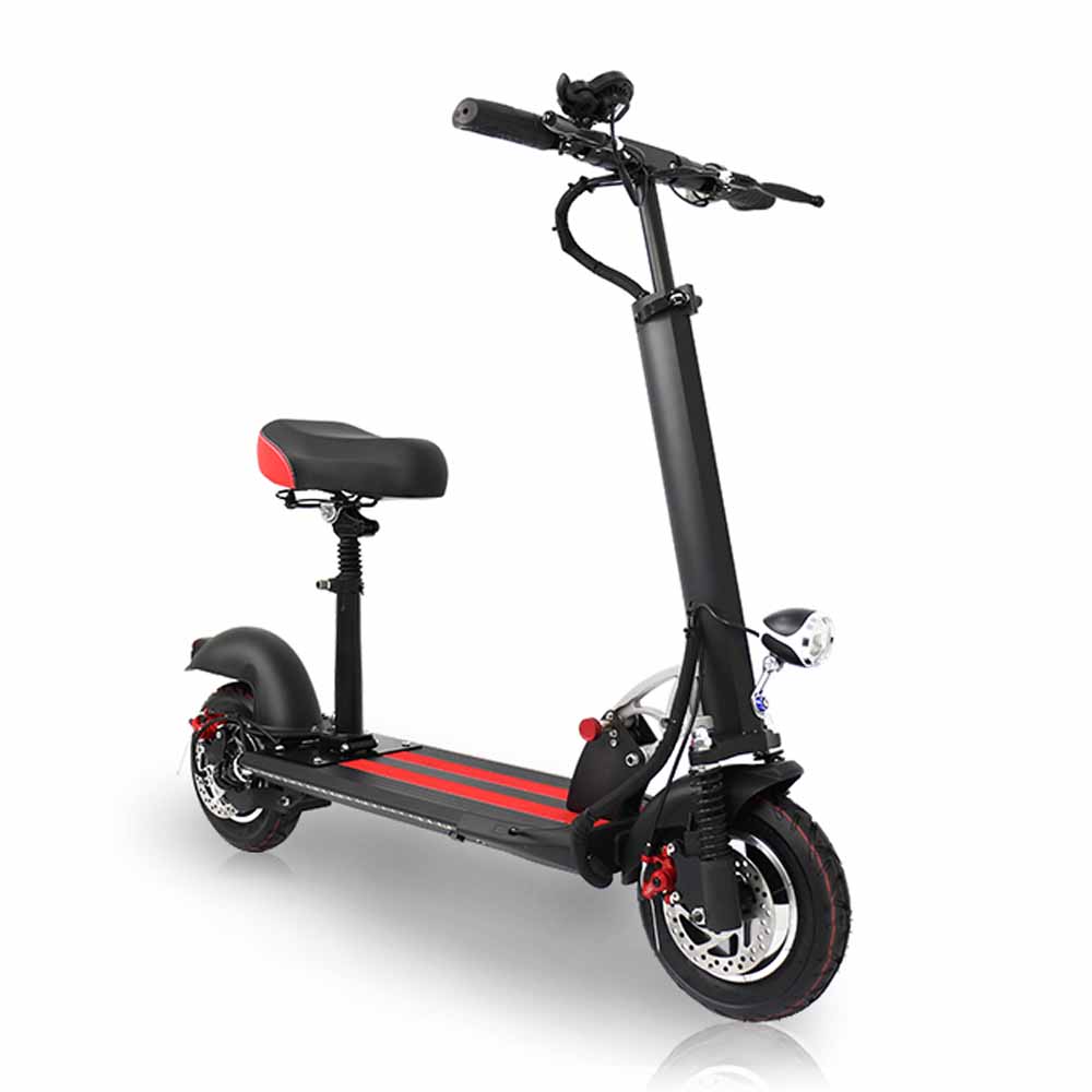 10 Inch 500W folding electric scooter bike with saddle