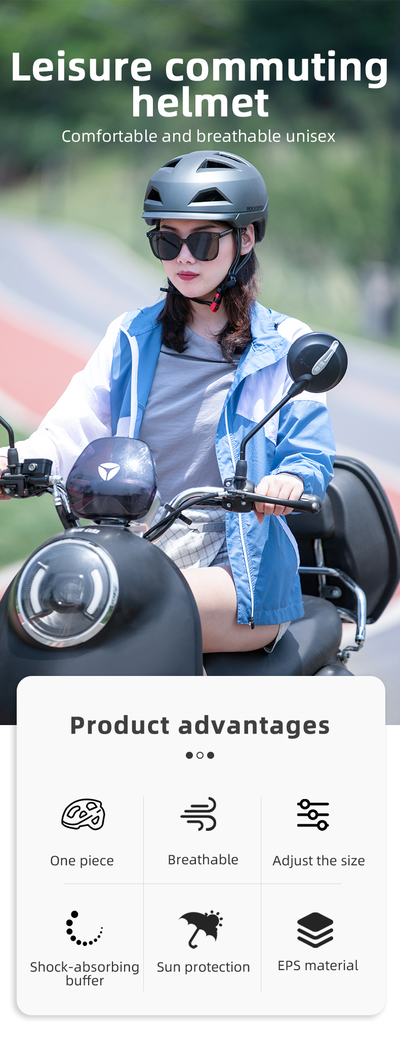 Safety Bike Motorcycle Helmet For Men Women - Helmets - 1