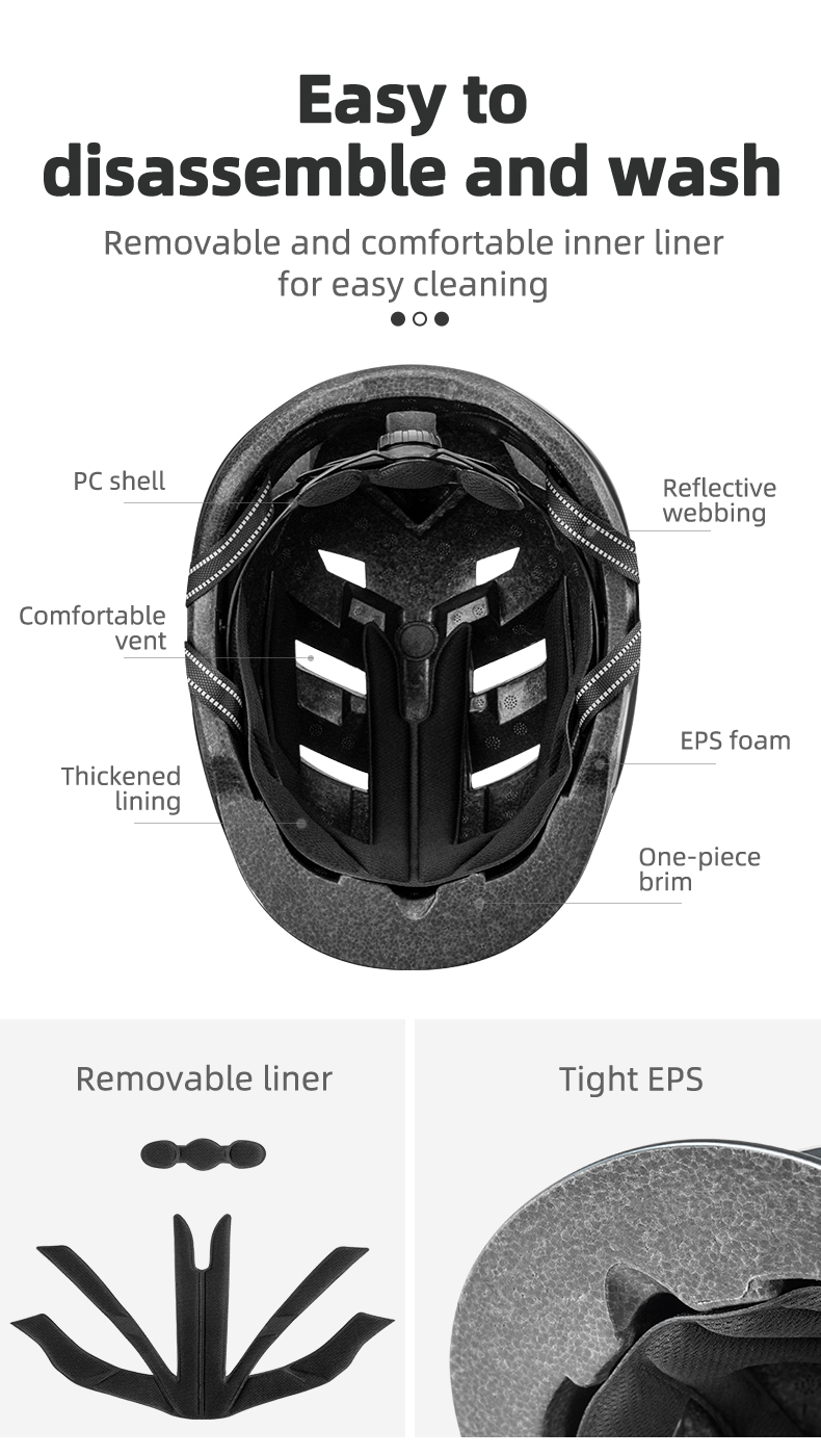Safety Bike Motorcycle Helmet For Men Women - Helmets - 3