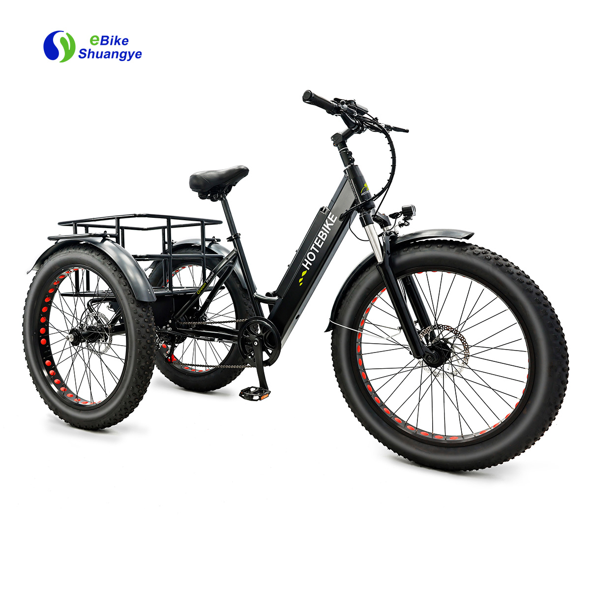 26 inch fat tire electric tricycle 48v 750w 500w