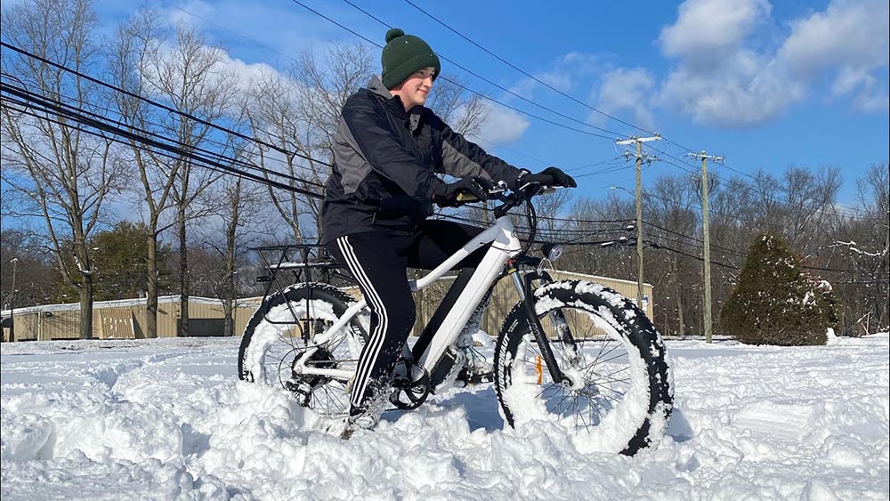 Can you ride an electric bike in the snow - Blog - 1