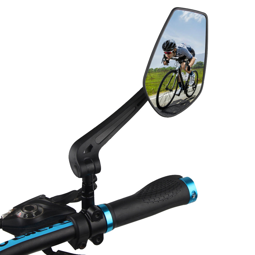 Expansive View with the Horizon Square Mirror - Bike Reflective Mirror - 2