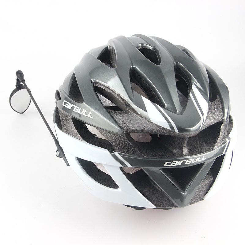 Helmet with Rear View Mirror - Bike Reflective Mirror - 1