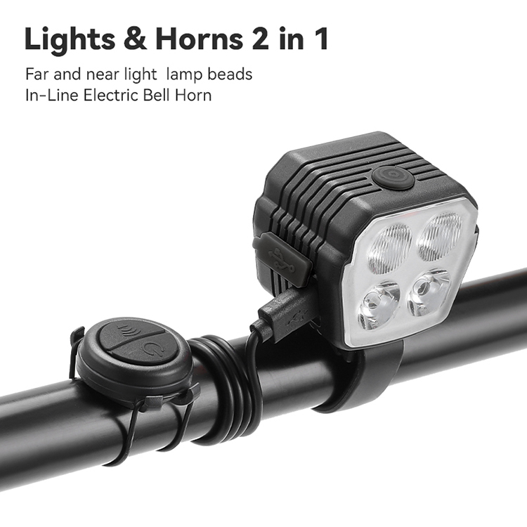 led lights for bikes 300 lumens 350mAh battery - Bike Light - 1