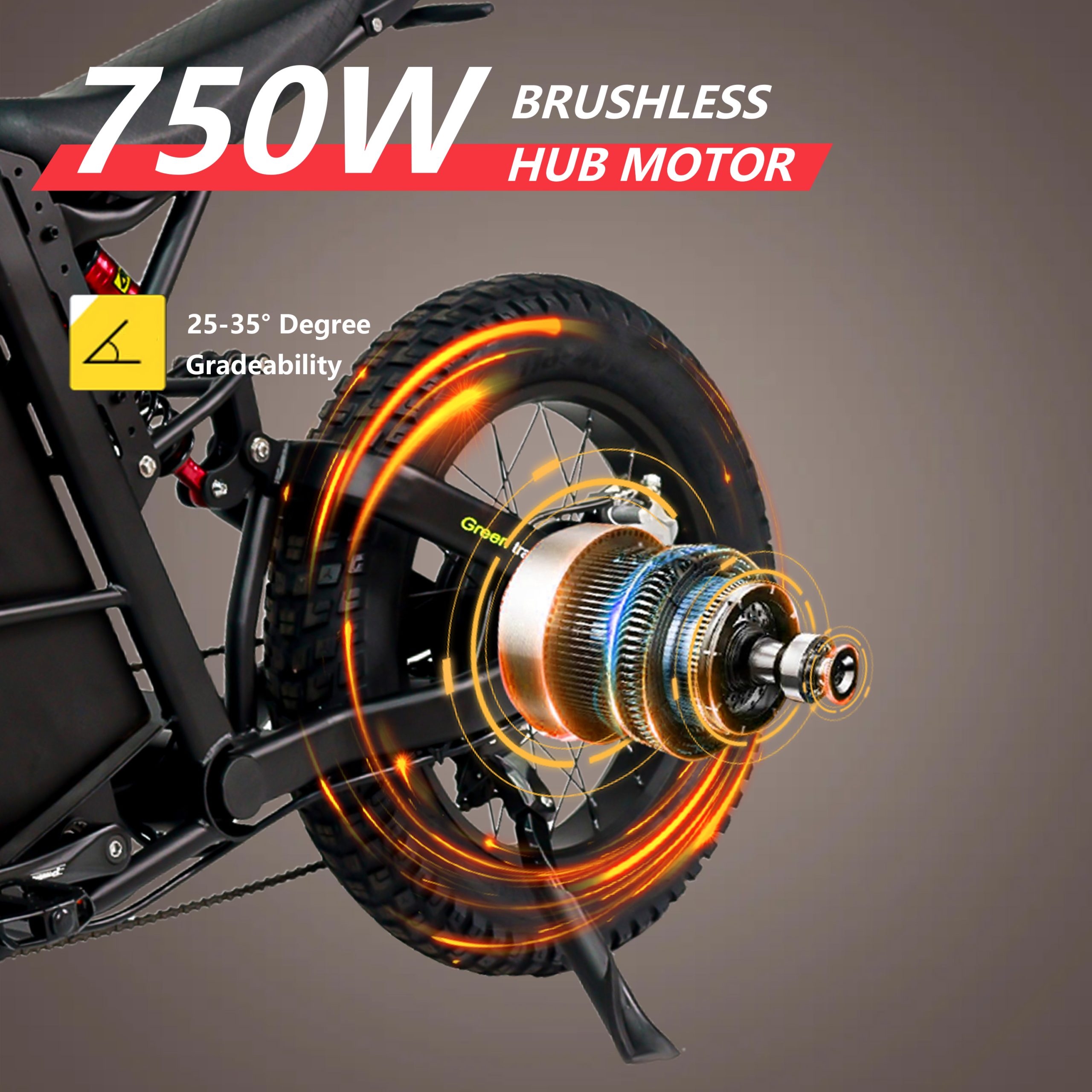 48V 1000W Electric Dirt Bike High Speed 7 speed Electric Bike Off-Road Lithium Ebike For Adults - fat tire electric bike - 7