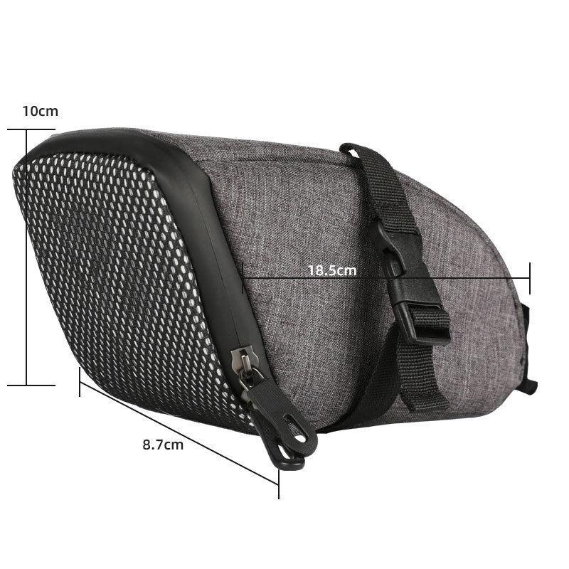 Bike Saddle Bag: Cycling Accessories Bicycle Under Seat Pouch Wedge Pack Waterproof Bicycle Bag