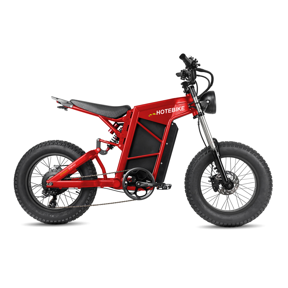 electric dirt bike for adults 48V 250W 750W 20*4.5 inch fat tire electric bike